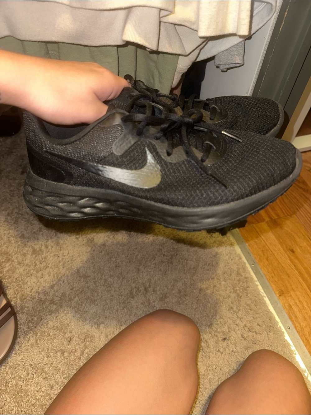 Nike Women’s Black Athletic Running Sneakers